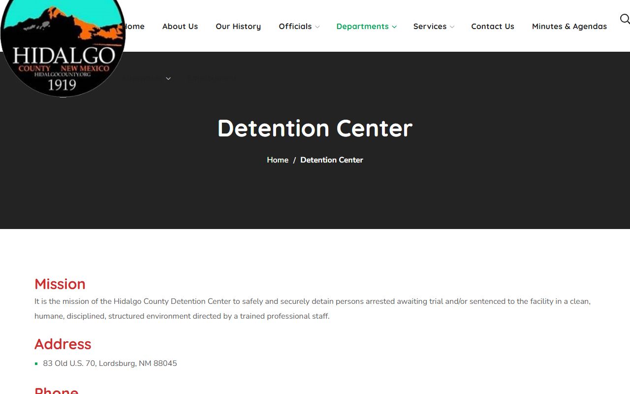Hidalgo County arrest records detention center source
