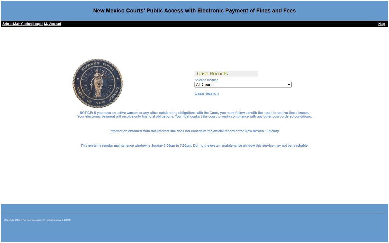 Hidalgo County court records Odyssey Public Access entry