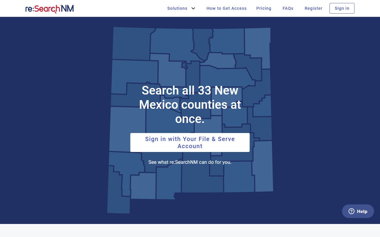 Hidalgo County court records re:SearchNM document access