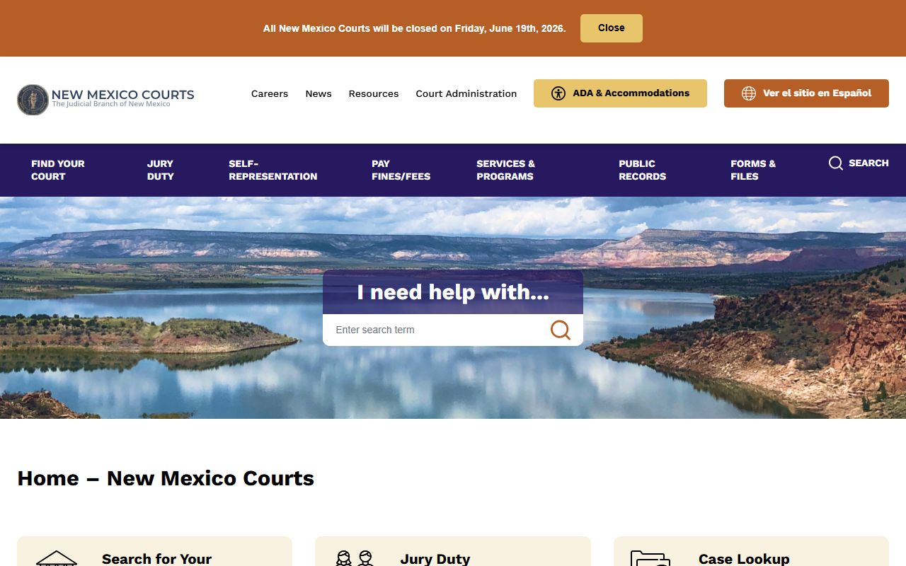Hidalgo County court records New Mexico Courts homepage